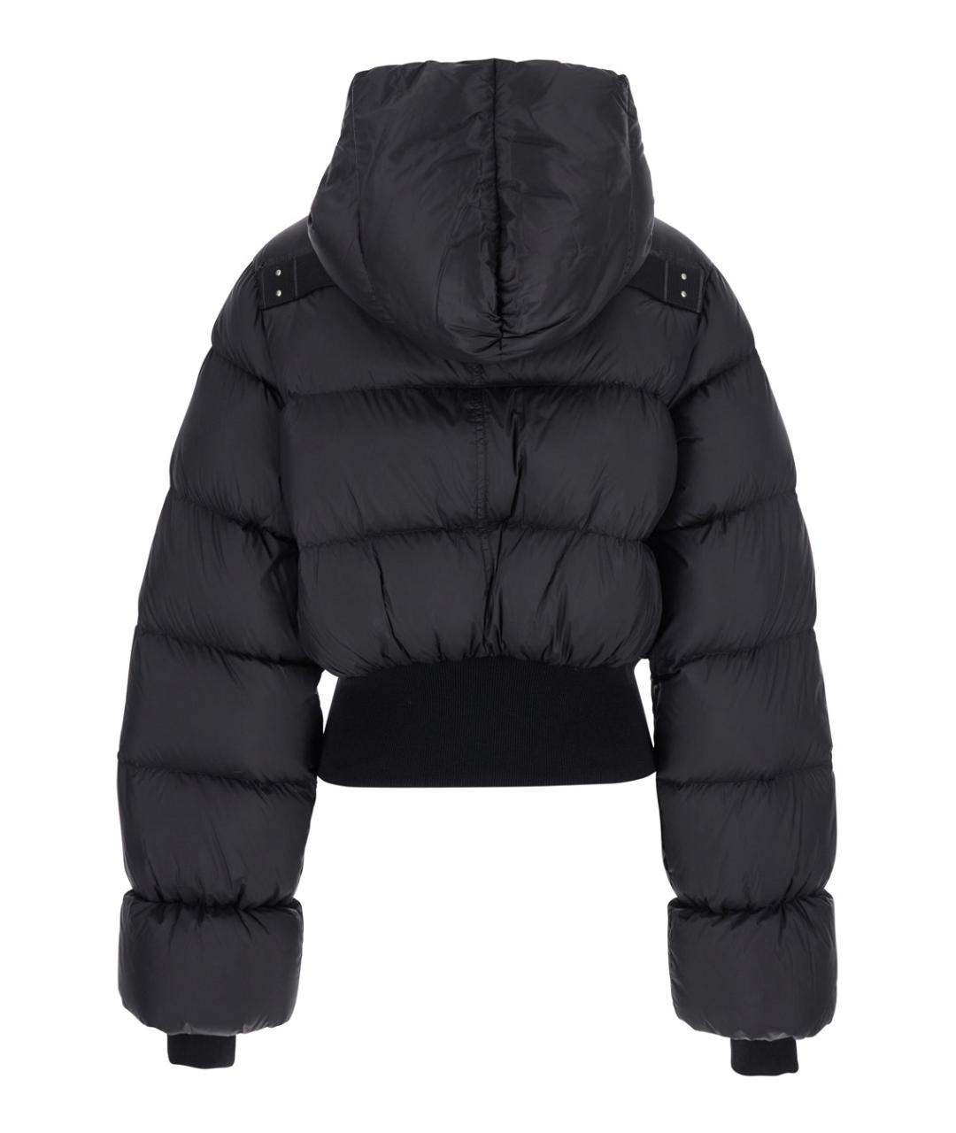 RICK OWENS Черный полиамидовый пуховик, фото 2