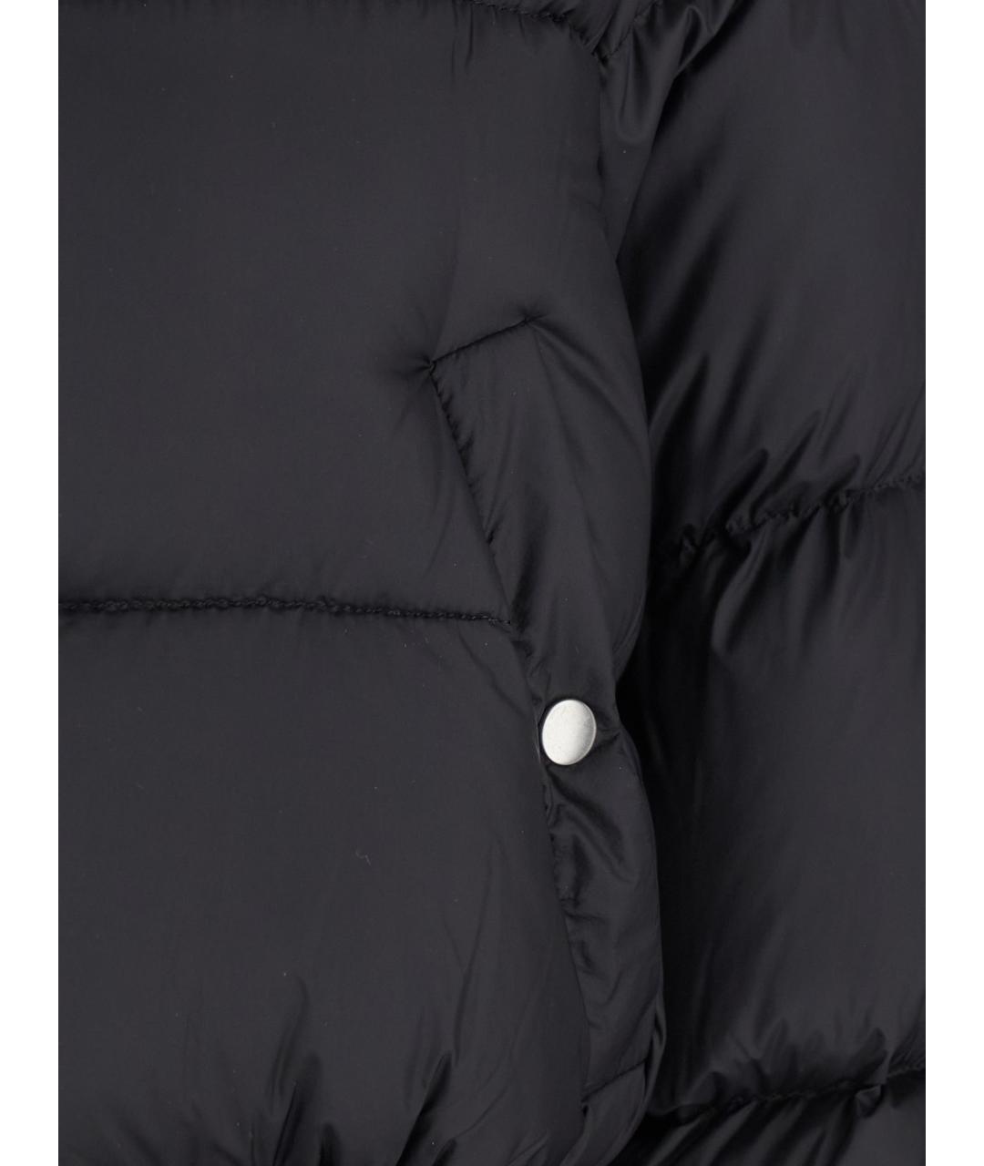 RICK OWENS Черный полиамидовый пуховик, фото 3