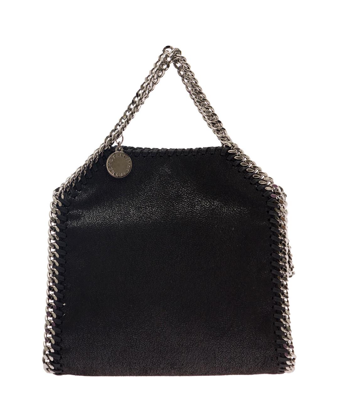 STELLA MCCARTNEY Черная синтетическая сумка тоут, фото 1