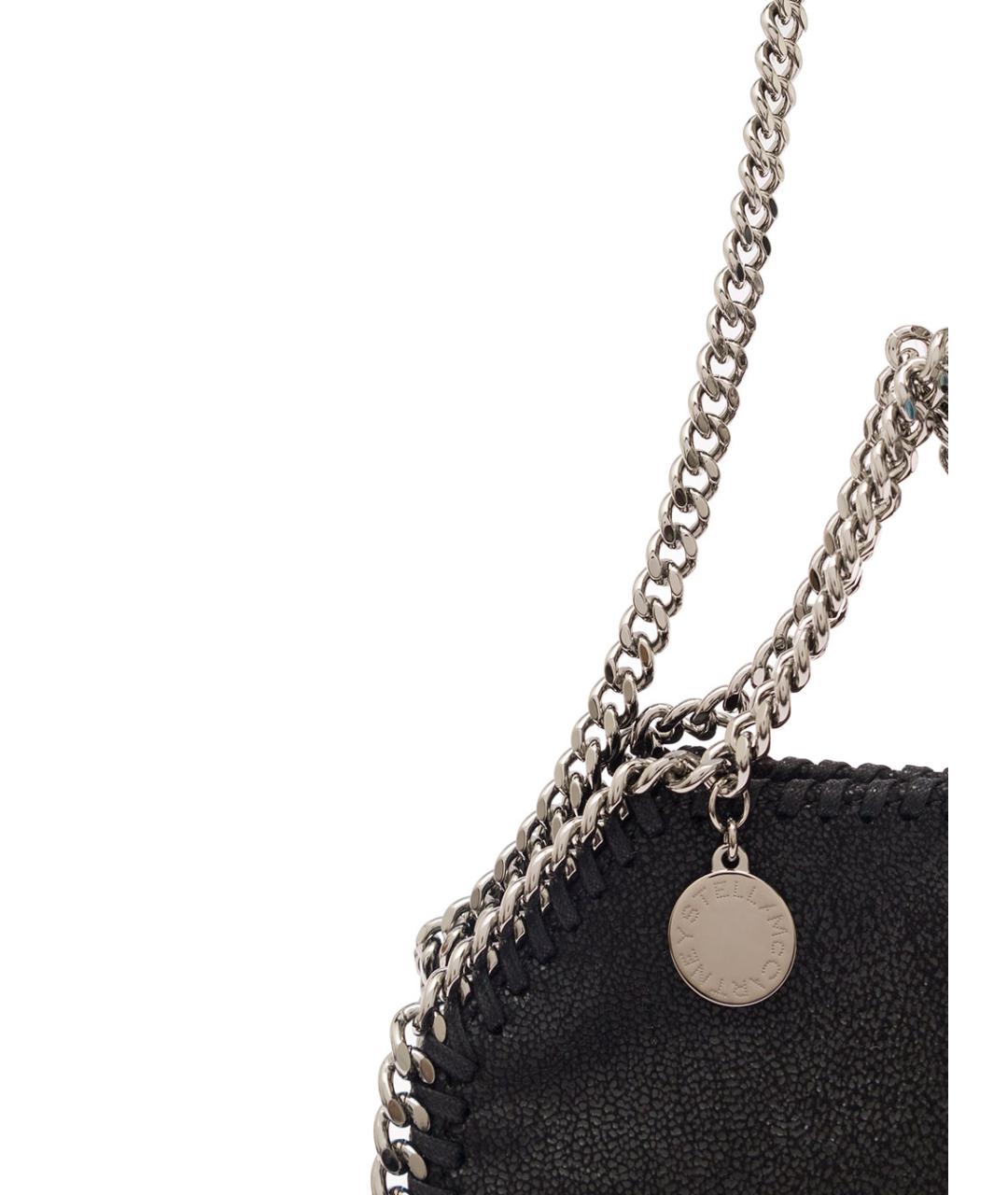 STELLA MCCARTNEY Черная синтетическая сумка тоут, фото 3