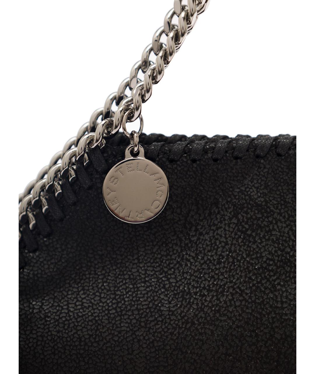 STELLA MCCARTNEY Черная синтетическая сумка тоут, фото 4