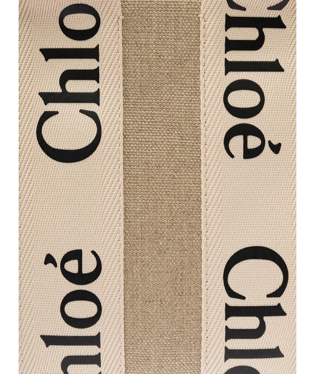 CHLOE Бежевая сумка через плечо, фото 4