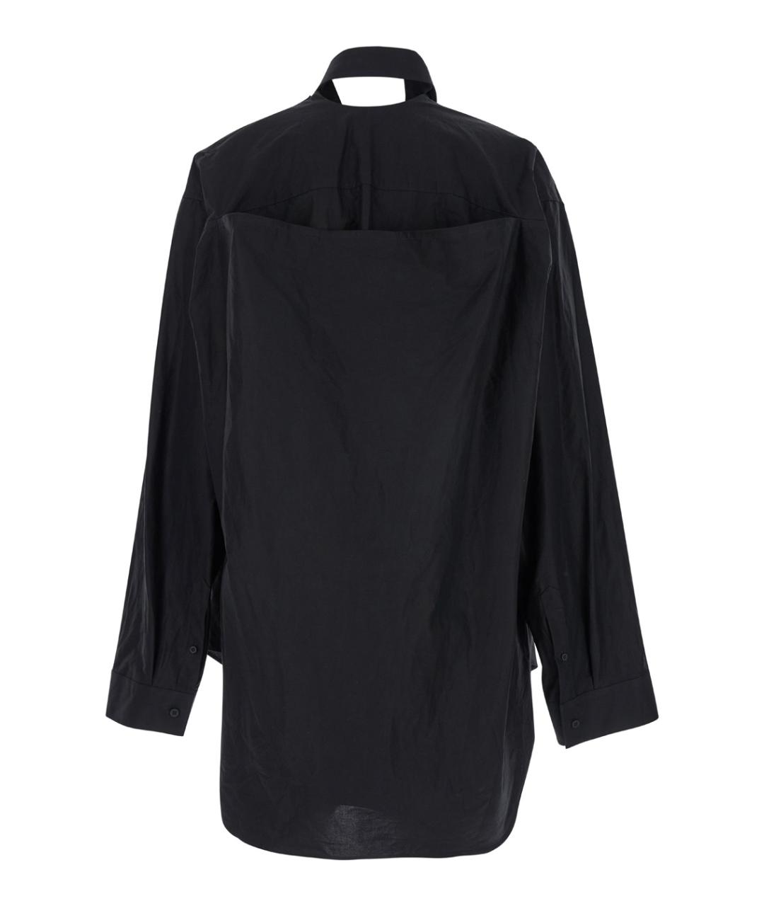 BALENCIAGA Черная хлопковая рубашка, фото 2