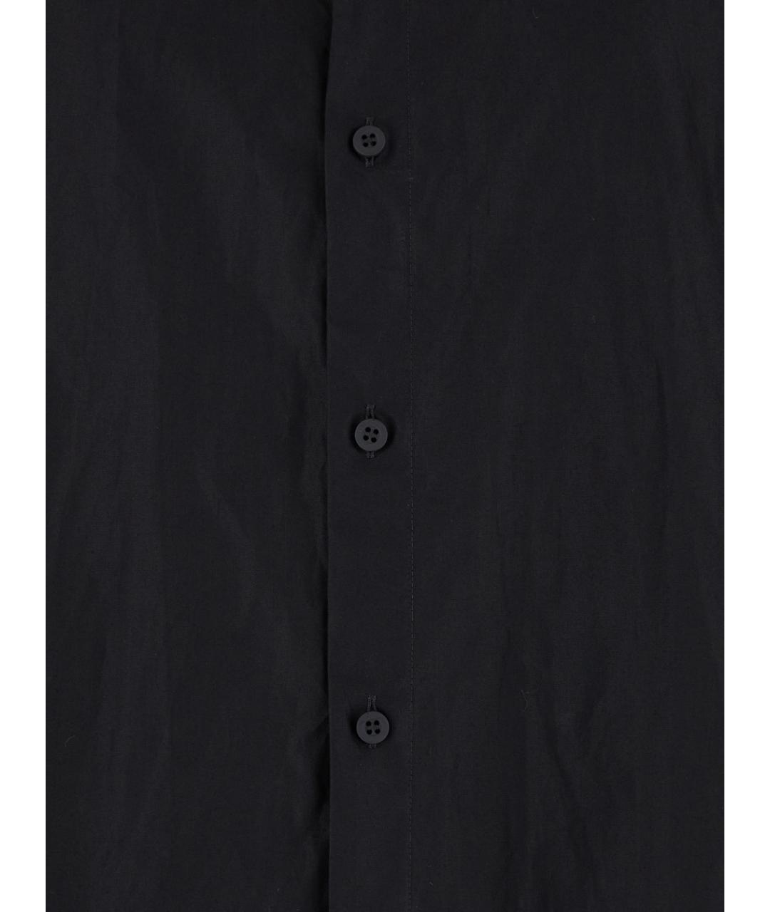 BALENCIAGA Черная хлопковая рубашка, фото 3