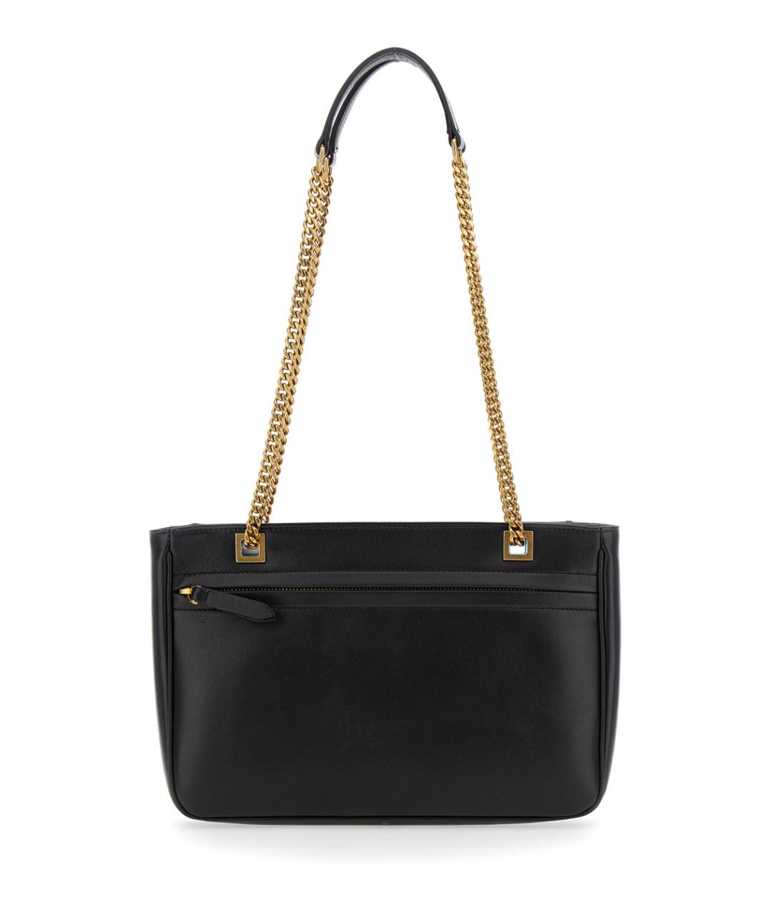 VALENTINO Черная кожаная сумка через плечо, фото 2