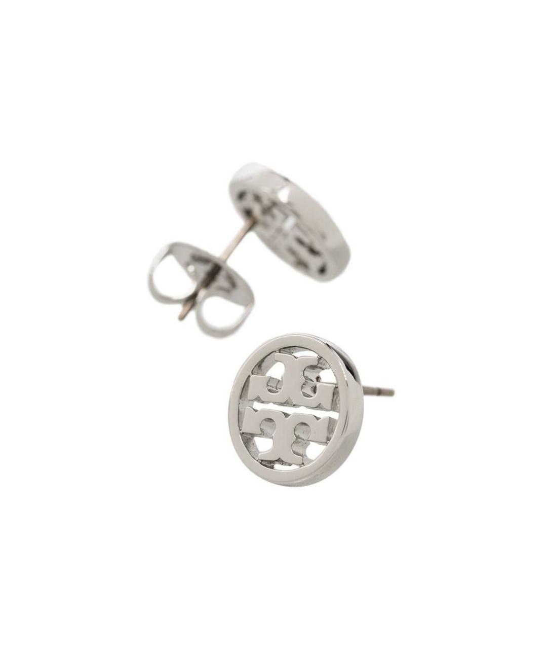 TORY BURCH Серебряные металлические серьги, фото 2