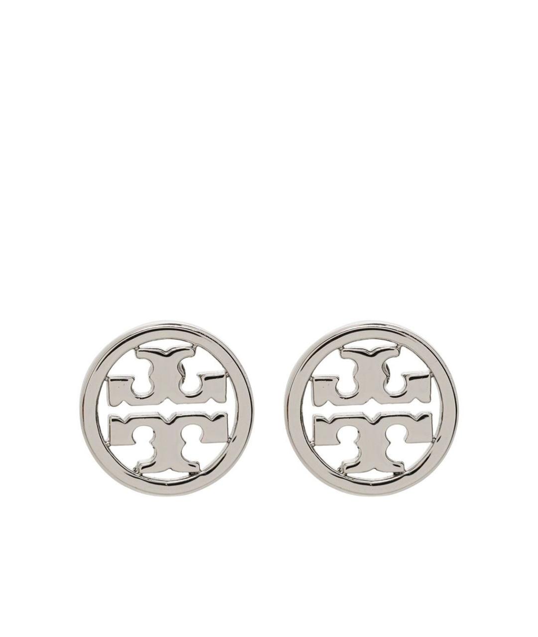 TORY BURCH Серебряные металлические серьги, фото 1