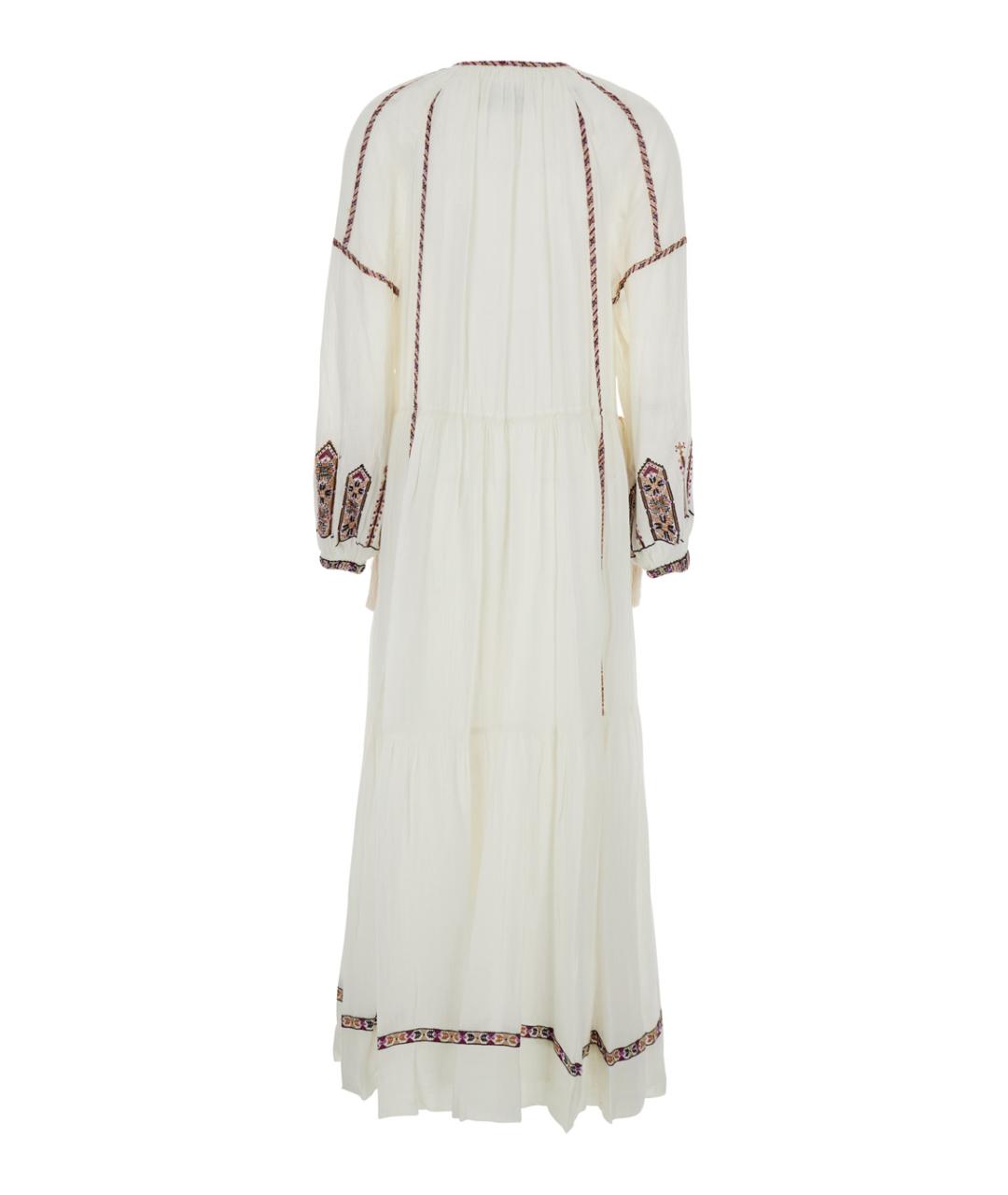 ISABEL MARANT Белое хлопковое повседневное платье, фото 2