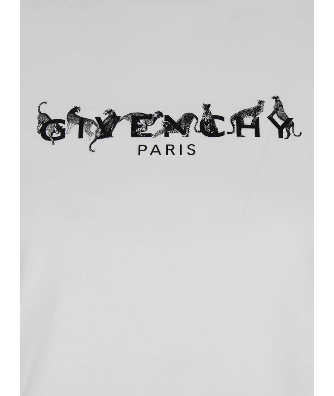 GIVENCHY Белая хлопковая футболка, фото 3