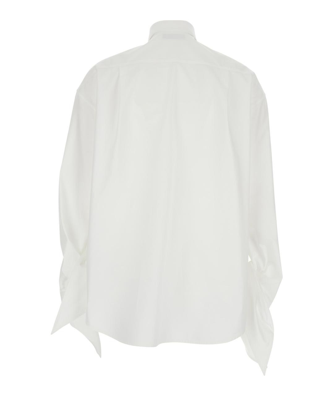 BALENCIAGA Белая хлопковая рубашка, фото 2