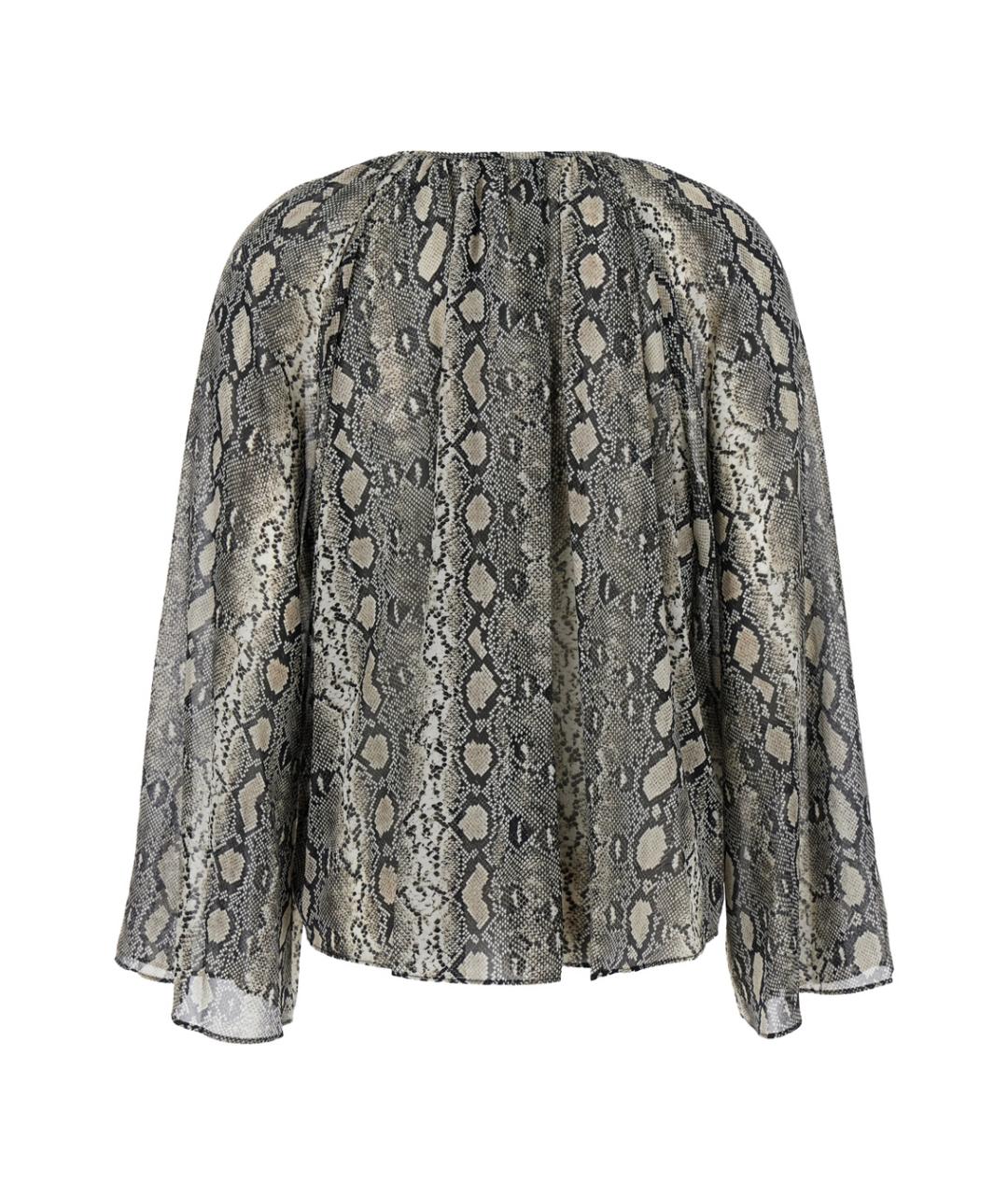 MICHAEL MICHAEL KORS Серая полиэстеровая блузы, фото 2