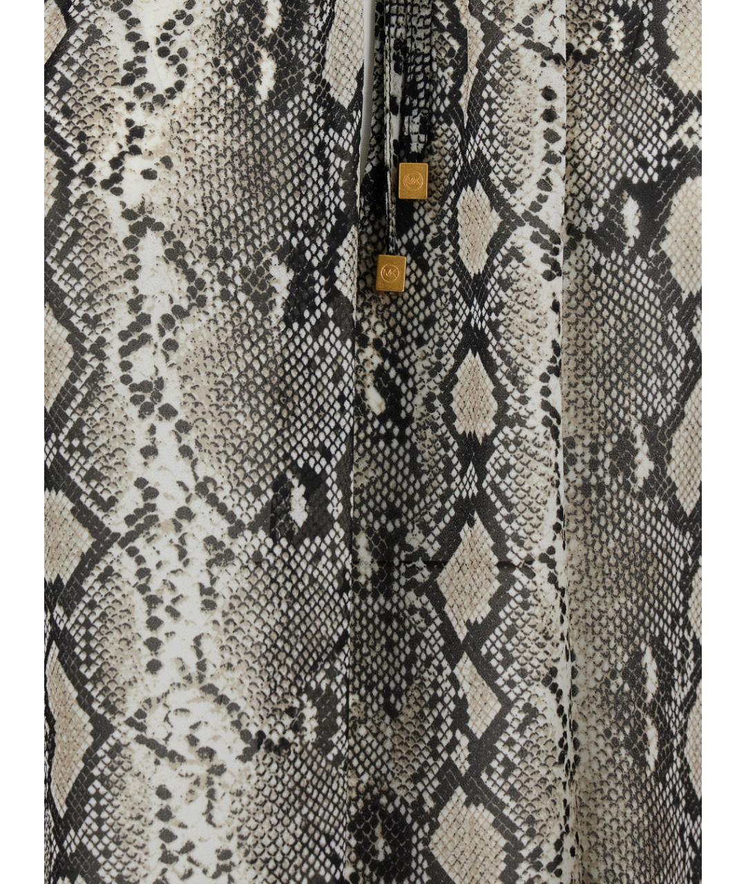 MICHAEL MICHAEL KORS Серая полиэстеровая блузы, фото 3