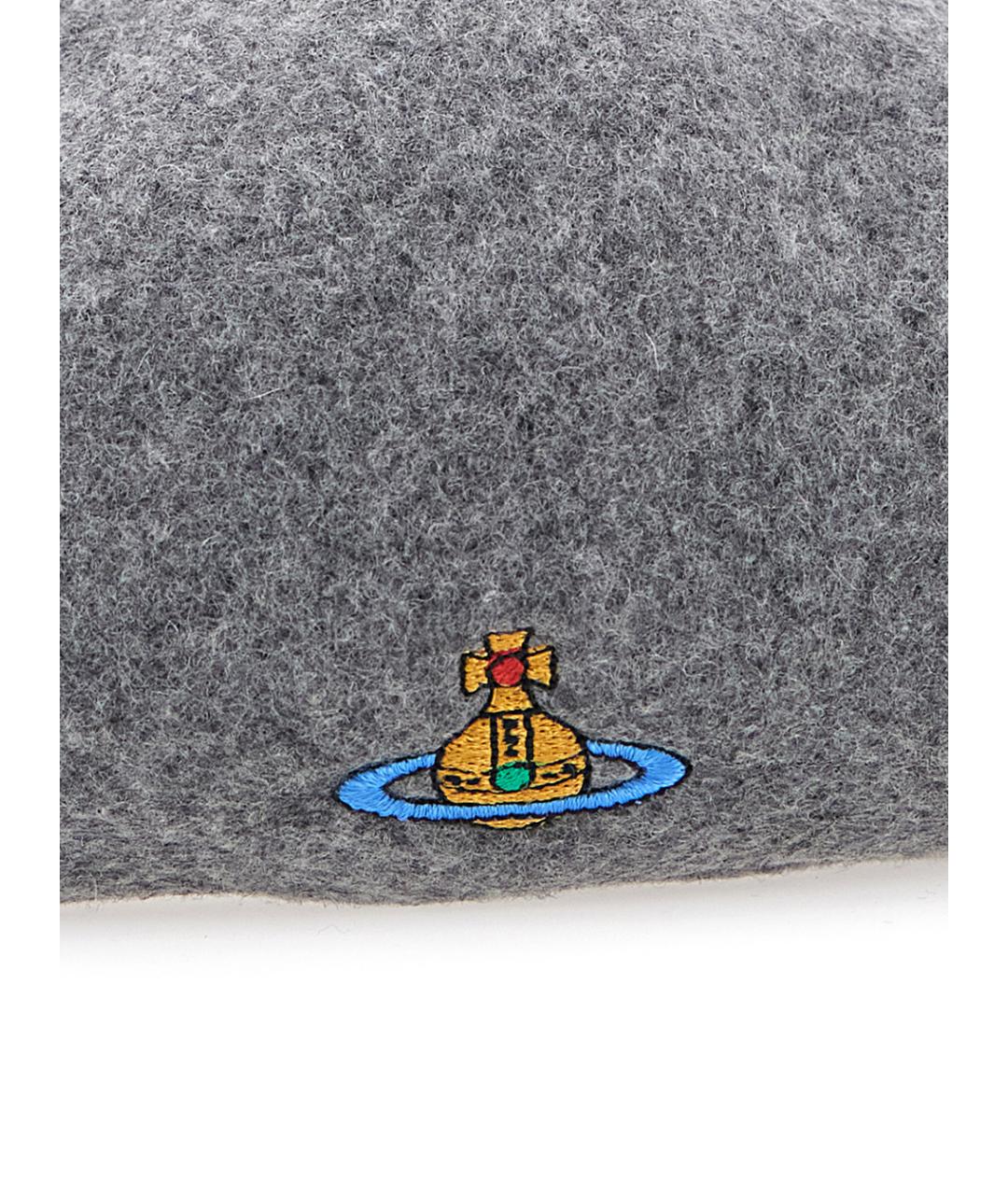 VIVIENNE WESTWOOD Серая шерстяная шляпа, фото 3