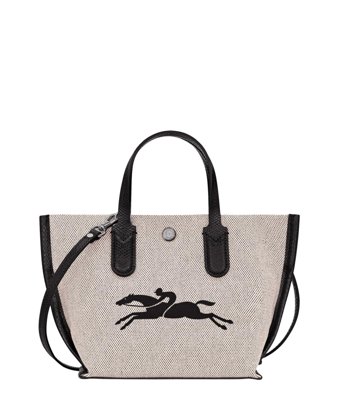 LONGCHAMP Бежевая хлопковая сумка тоут, фото 1