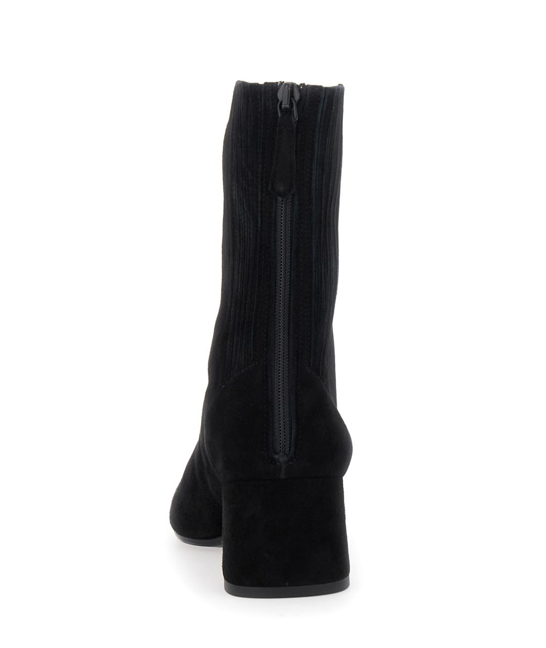 AQUAZZURA Черные замшевые ботильоны, фото 4