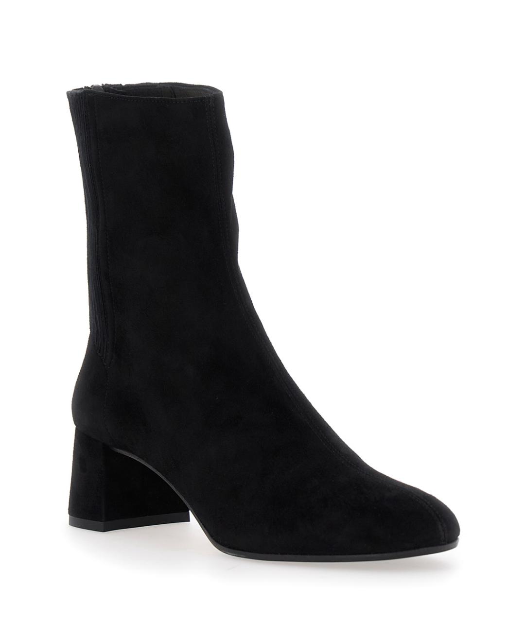 AQUAZZURA Черные замшевые ботильоны, фото 2