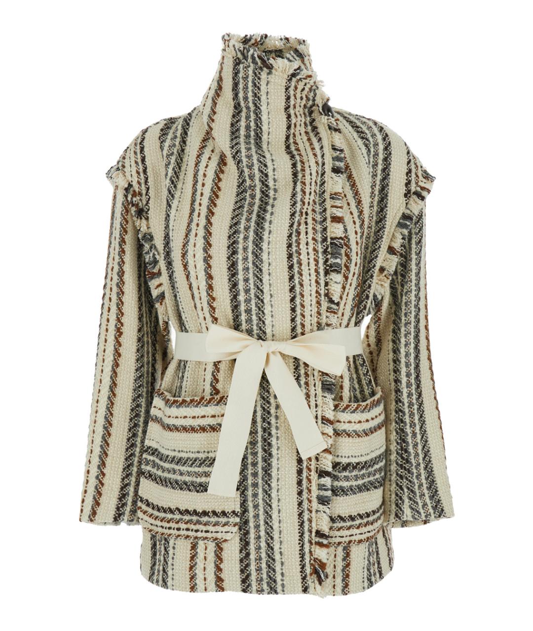 ISABEL MARANT Бежевый хлопковый джемпер / свитер, фото 1