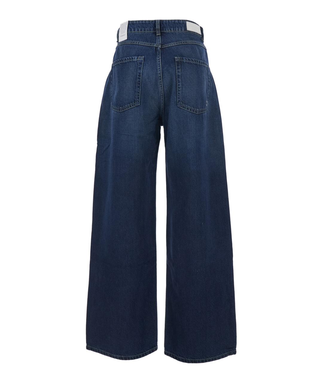 ICON DENIM Синие хлопковые джинсы клеш, фото 2