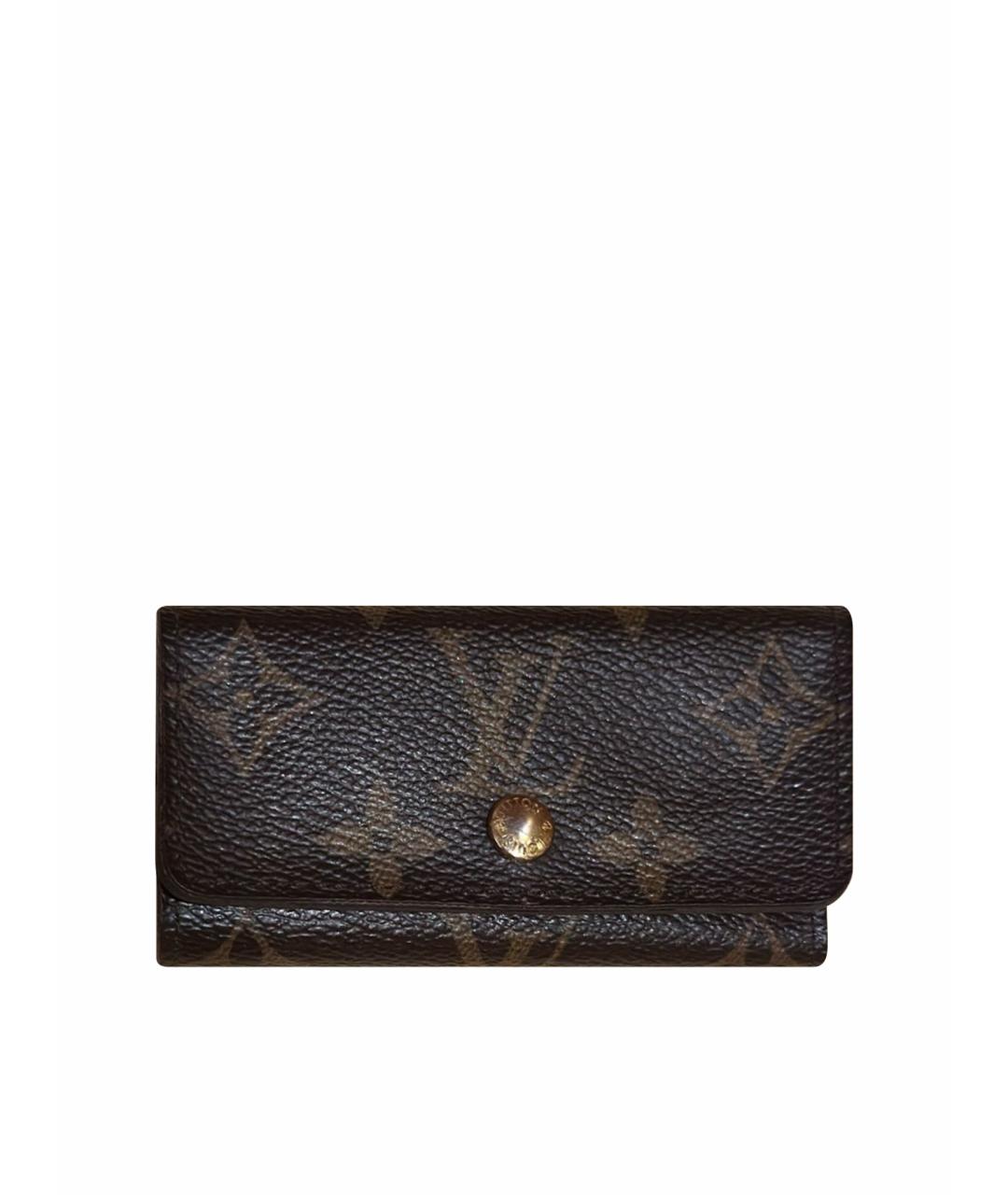 LOUIS VUITTON Коричневая ключница, фото 1