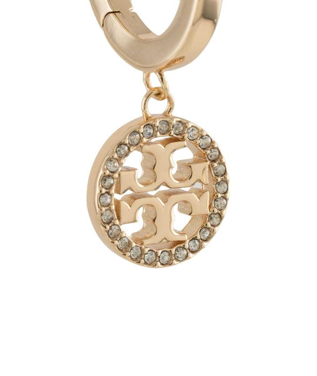 TORY BURCH Золотые металлические серьги, фото 2