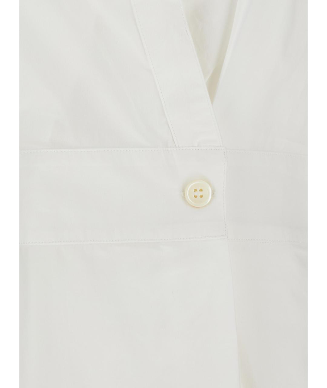 A.P.C. Белое хлопковое повседневное платье, фото 3