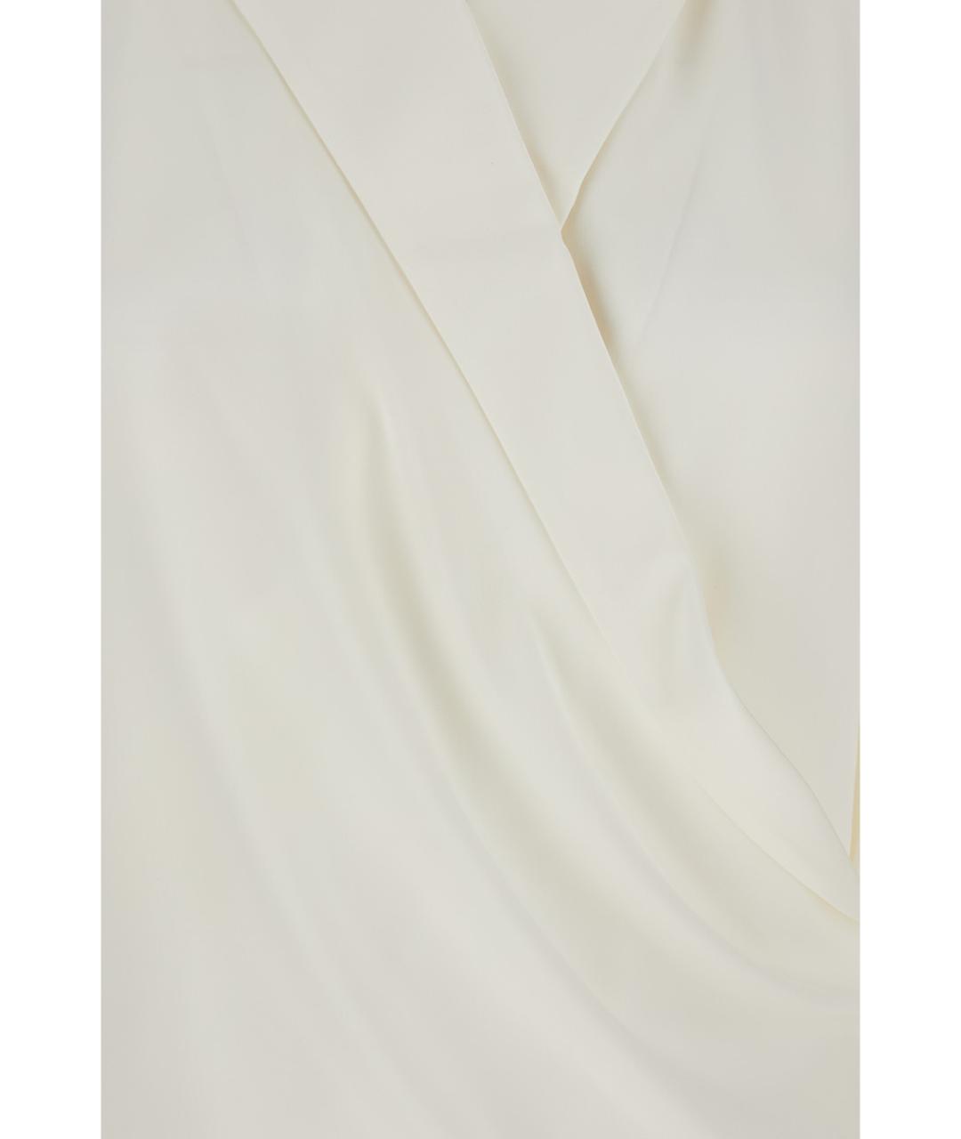 THEORY Белая шелковая блузы, фото 3