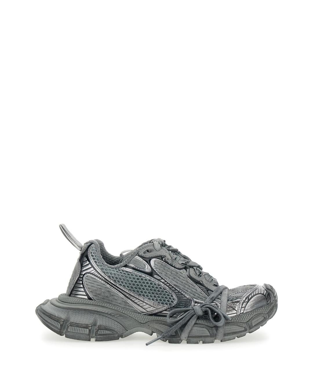 BALENCIAGA Серые текстильные кроссовки, фото 1