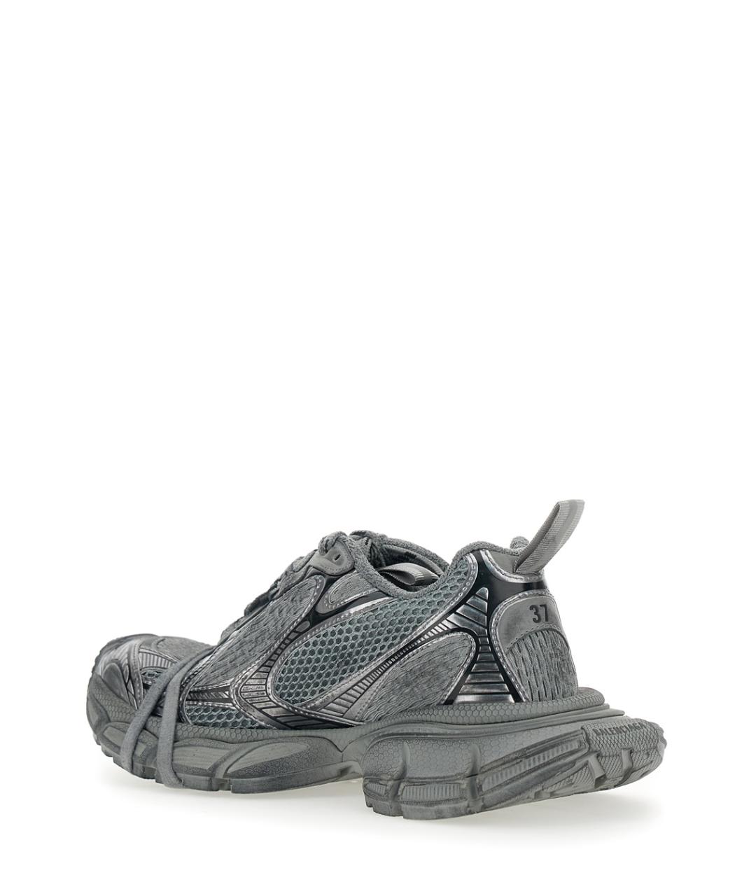 BALENCIAGA Серые текстильные кроссовки, фото 3