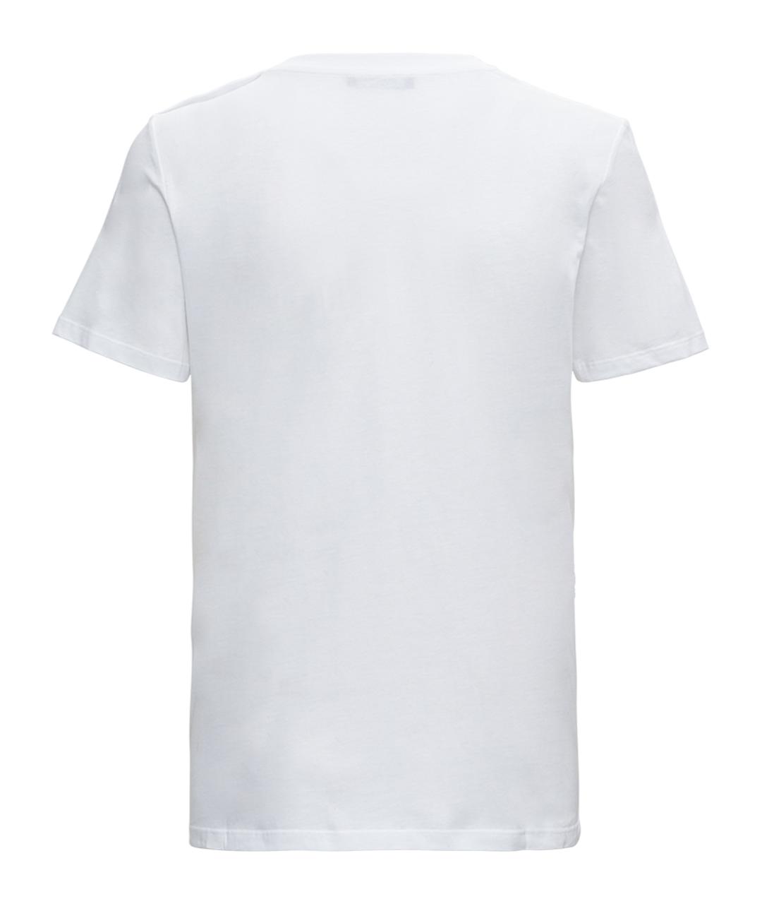 BALMAIN Белая хлопковая футболка, фото 2