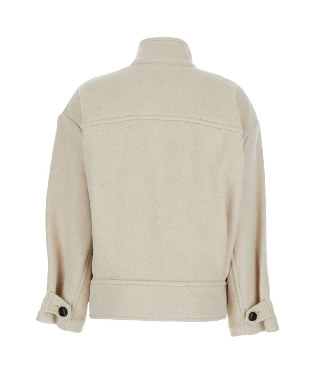 ISABEL MARANT Бежевый шерстяной жакет/пиджак, фото 2