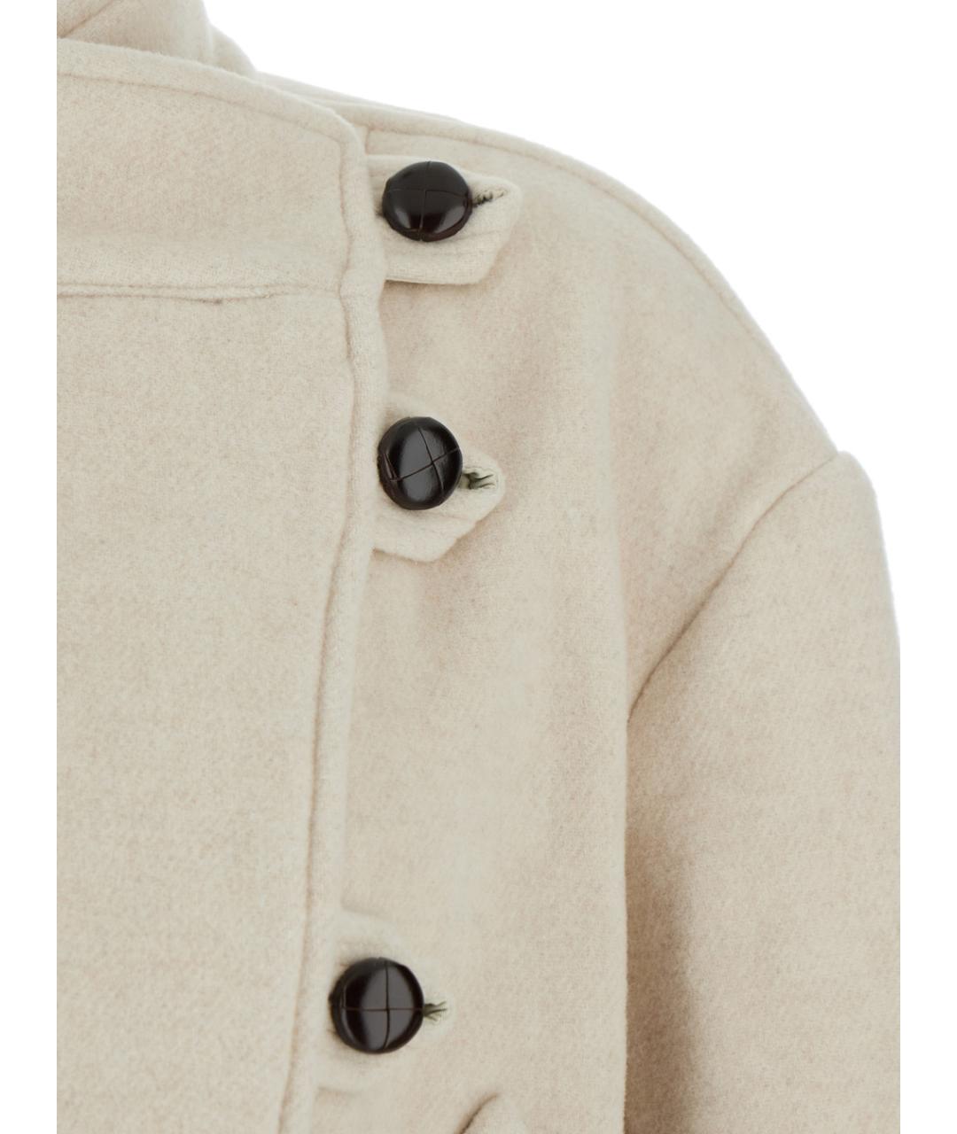 ISABEL MARANT Бежевый шерстяной жакет/пиджак, фото 3