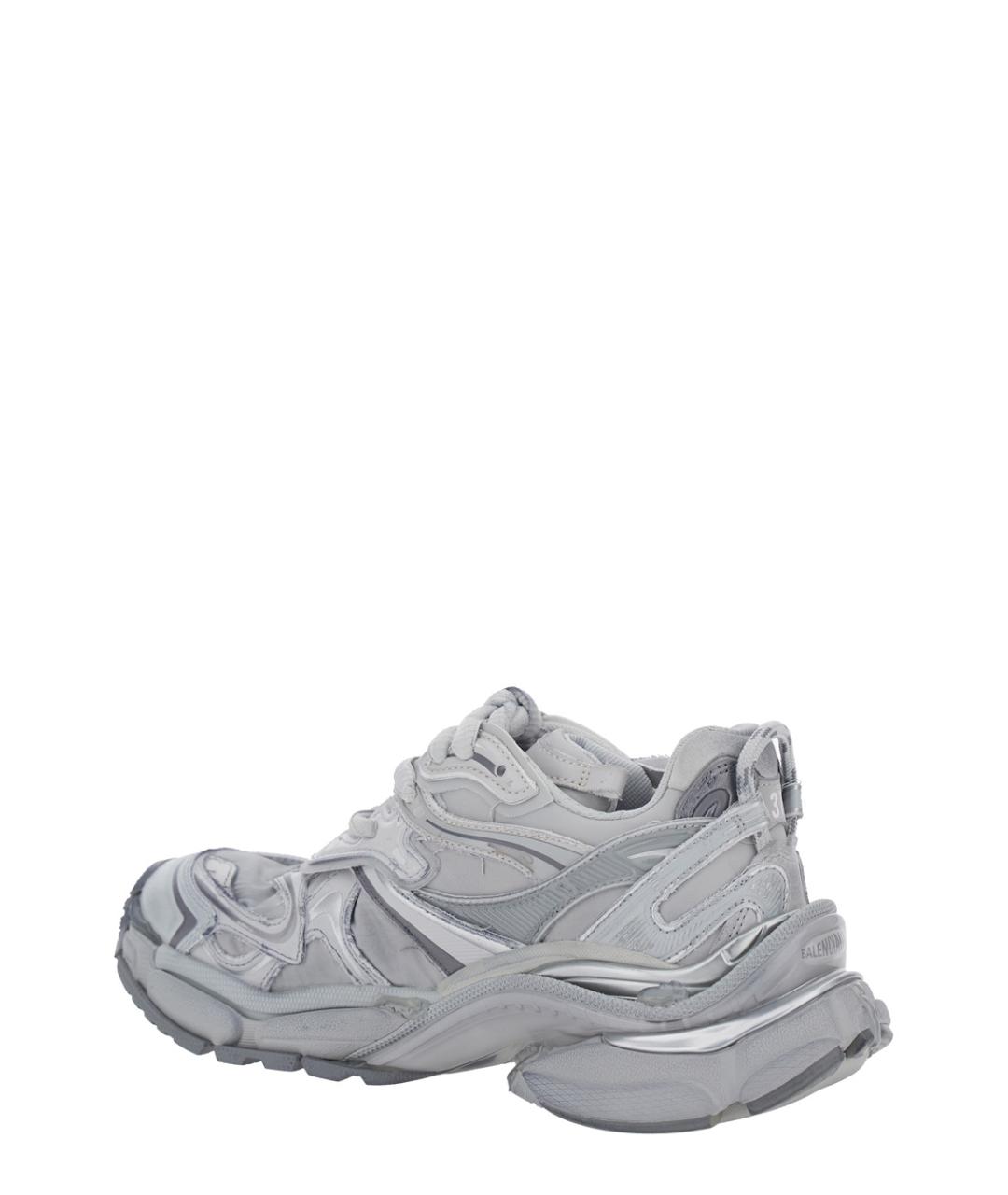 BALENCIAGA Серые кроссовки, фото 3