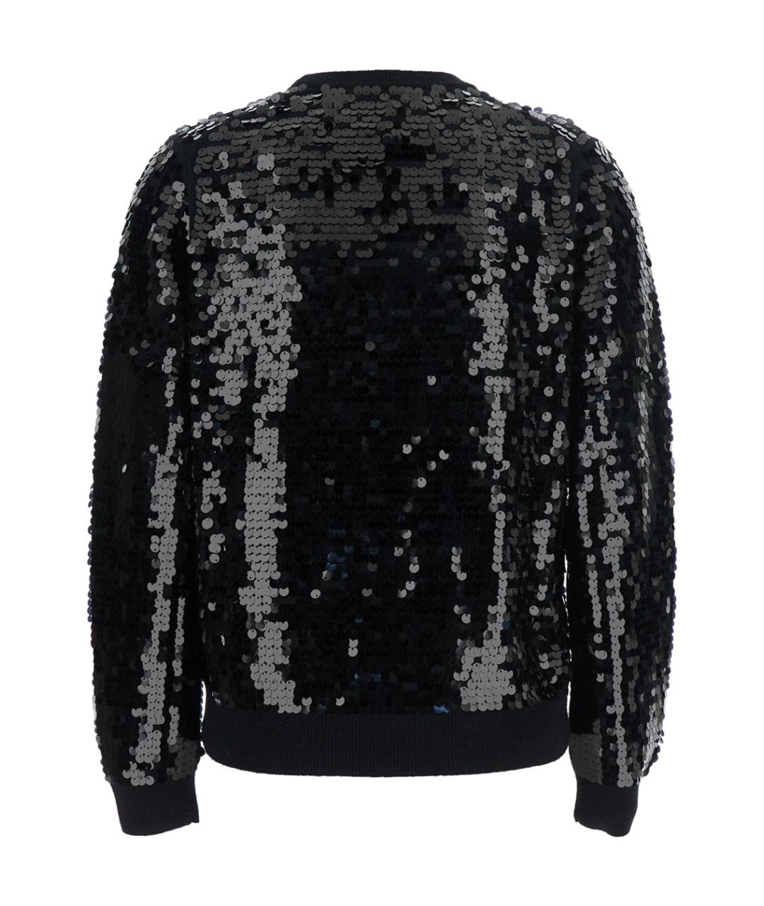 SEMICOUTURE Черный шерстяной джемпер / свитер, фото 2