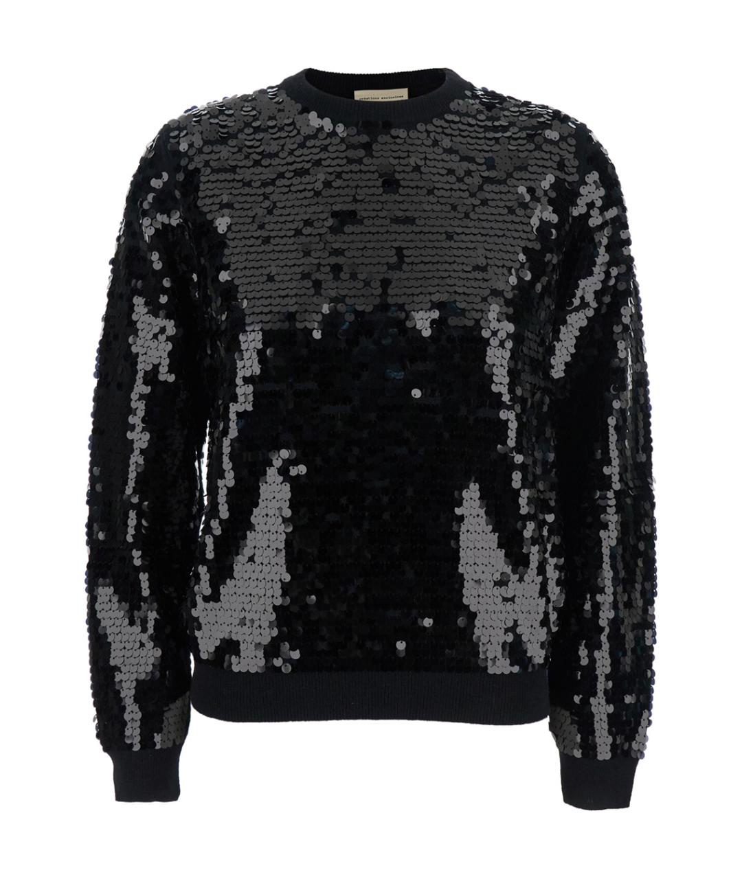 SEMICOUTURE Черный шерстяной джемпер / свитер, фото 1