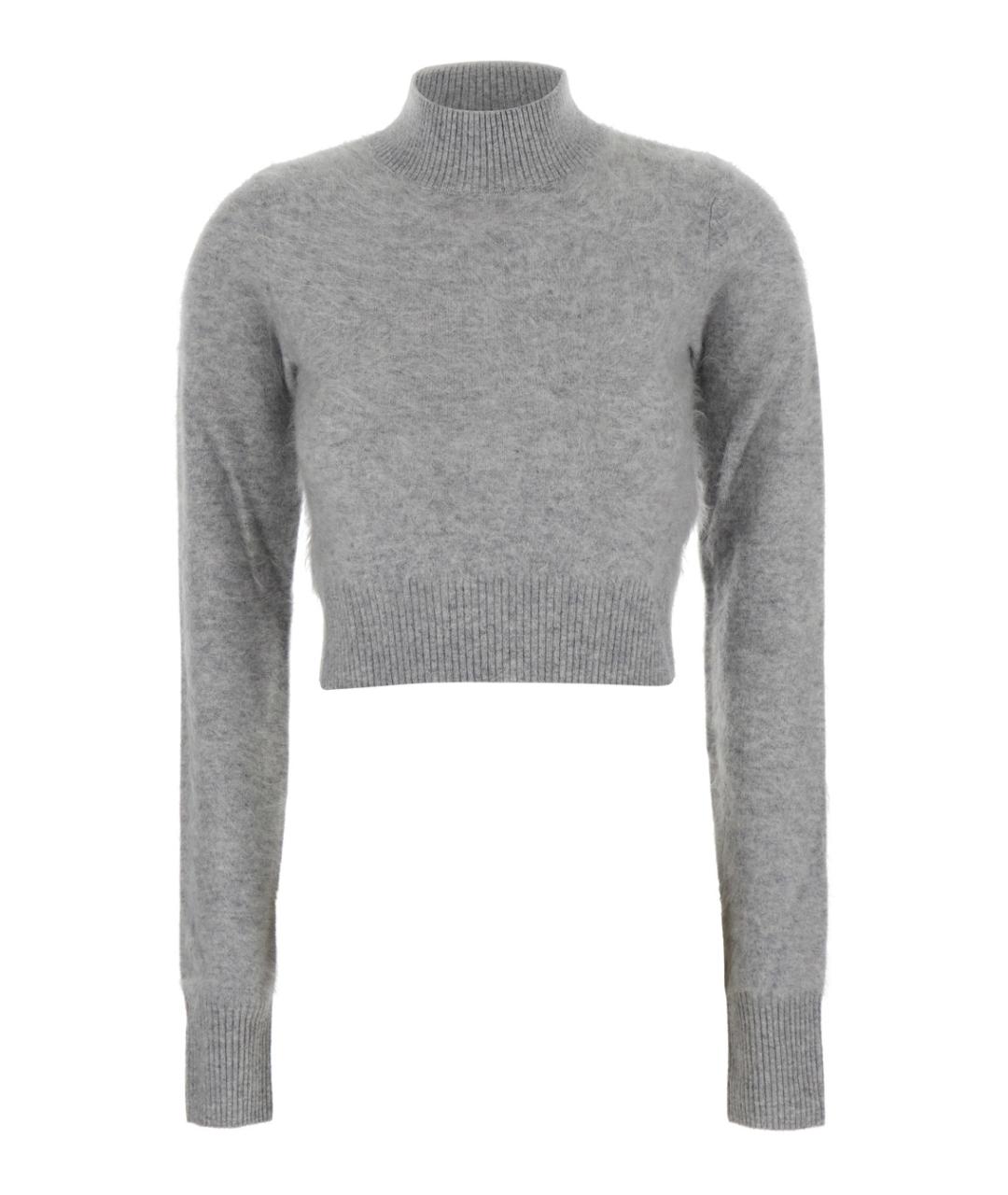 SPORTMAX Серый кашемировый джемпер / свитер, фото 1