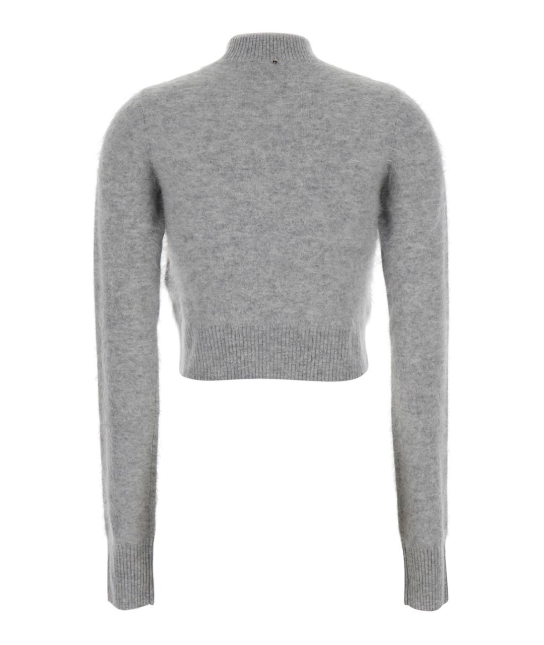 SPORTMAX Серый кашемировый джемпер / свитер, фото 2