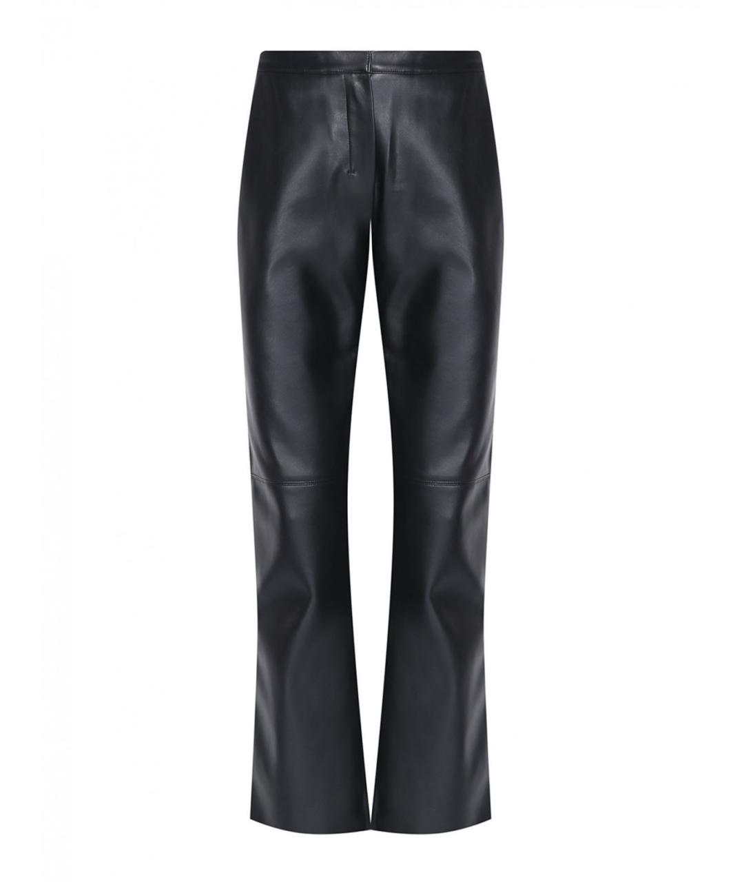 'S MAX MARA Синие полиэстеровые прямые брюки, фото 1