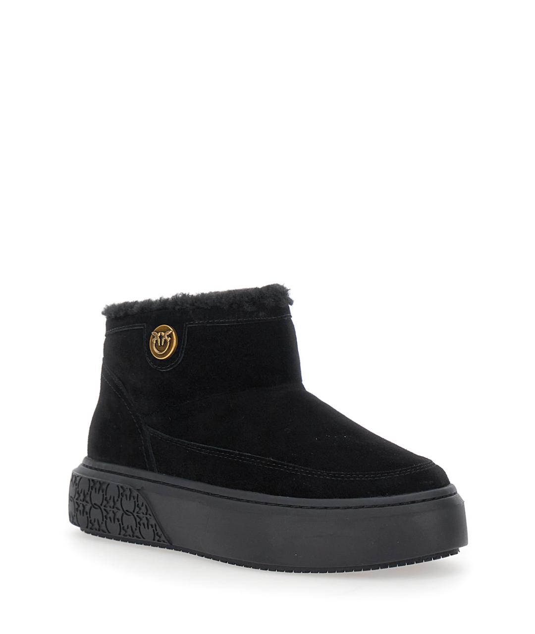 PINKO Черные замшевые ботинки, фото 2