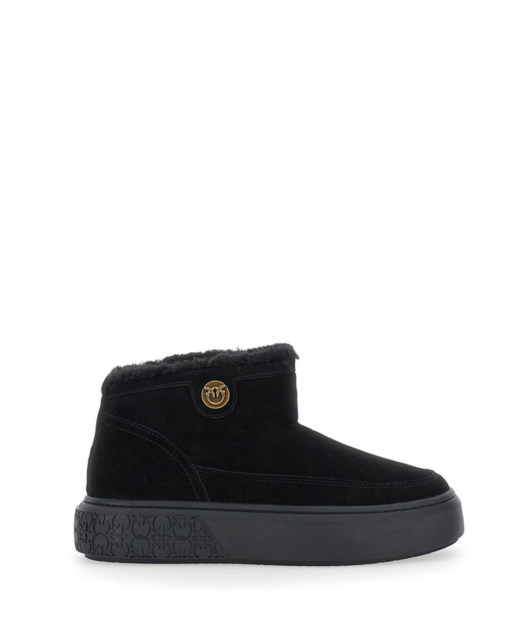 PINKO Черные замшевые ботинки, фото 1