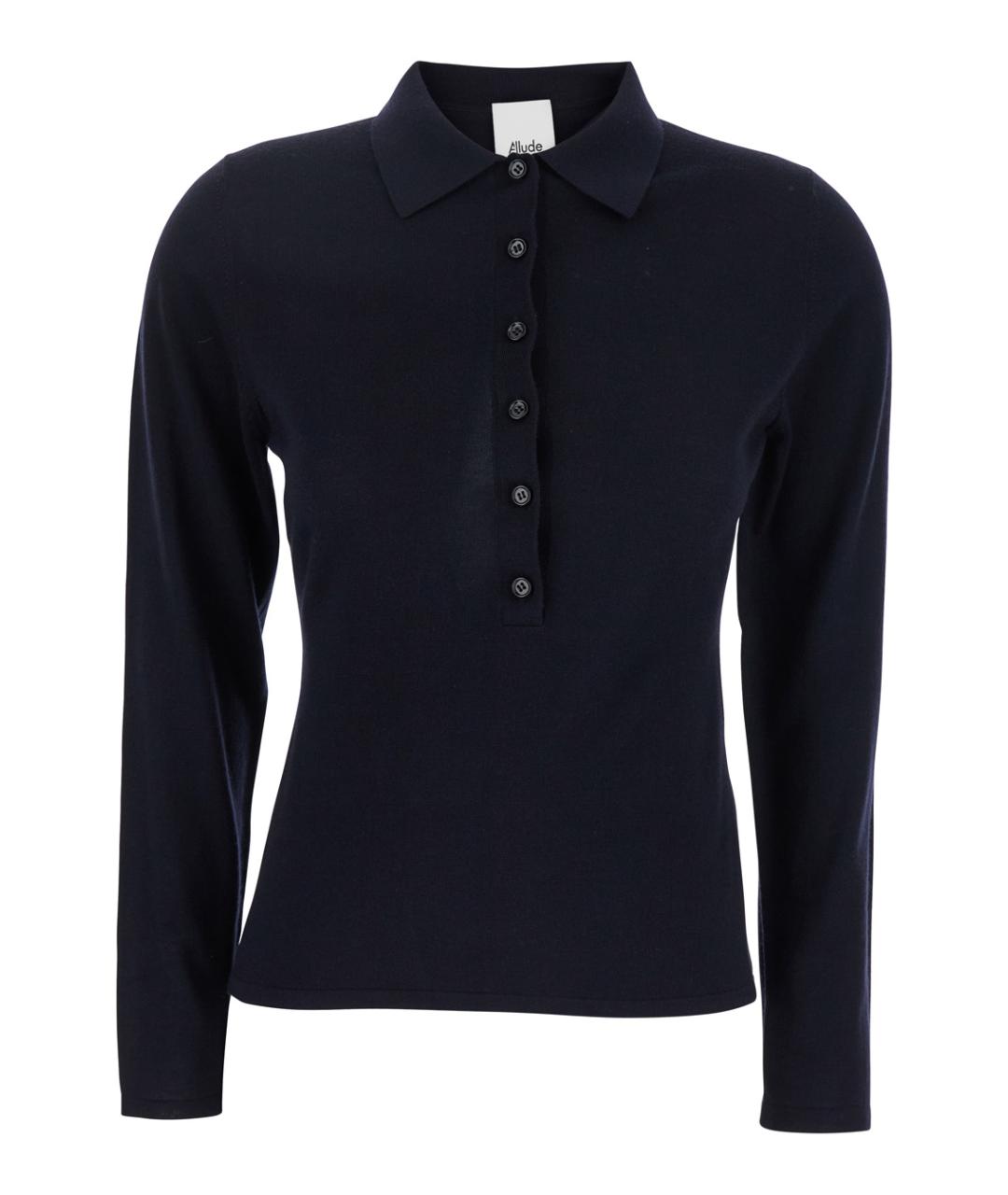 ALLUDE Черный шерстяной джемпер / свитер, фото 1