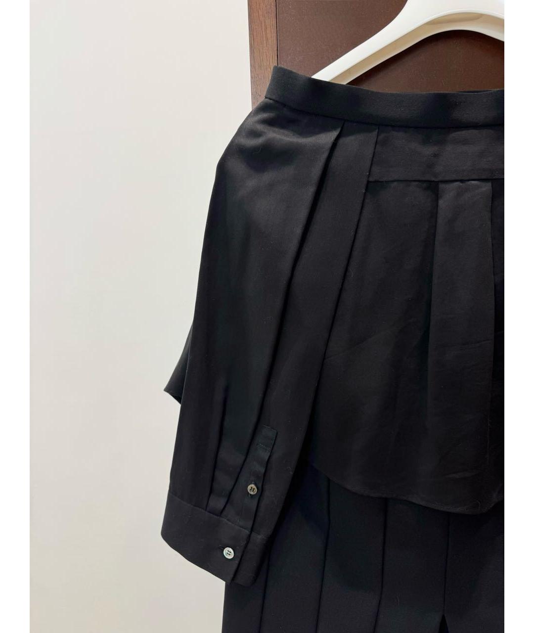 UNDERCOVER Черная шерстяная юбка миди, фото 4