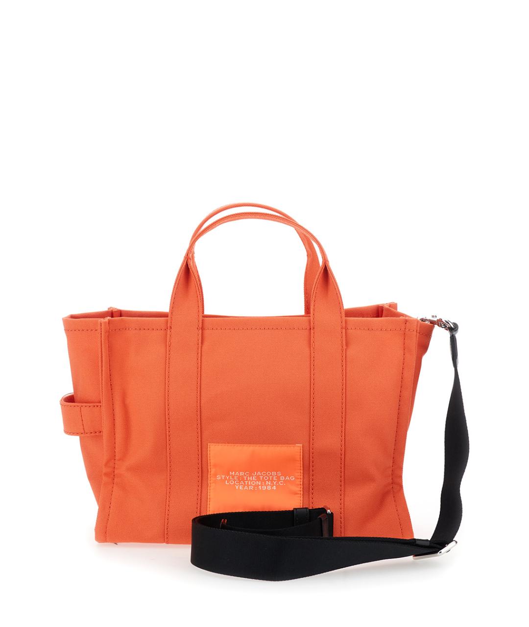 MARC JACOBS Оранжевая хлопковая сумка тоут, фото 2