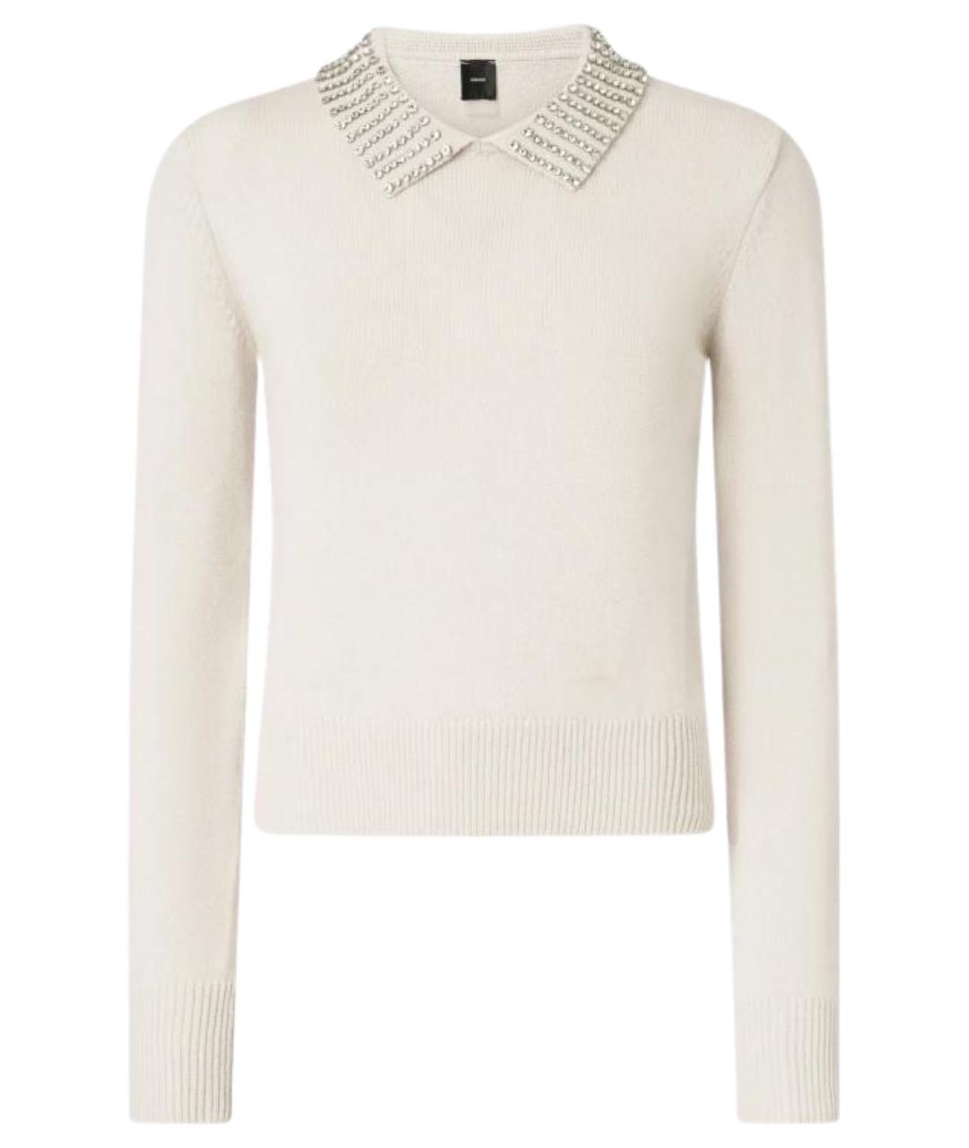 PINKO Бежевая кашемировая водолазка, фото 1