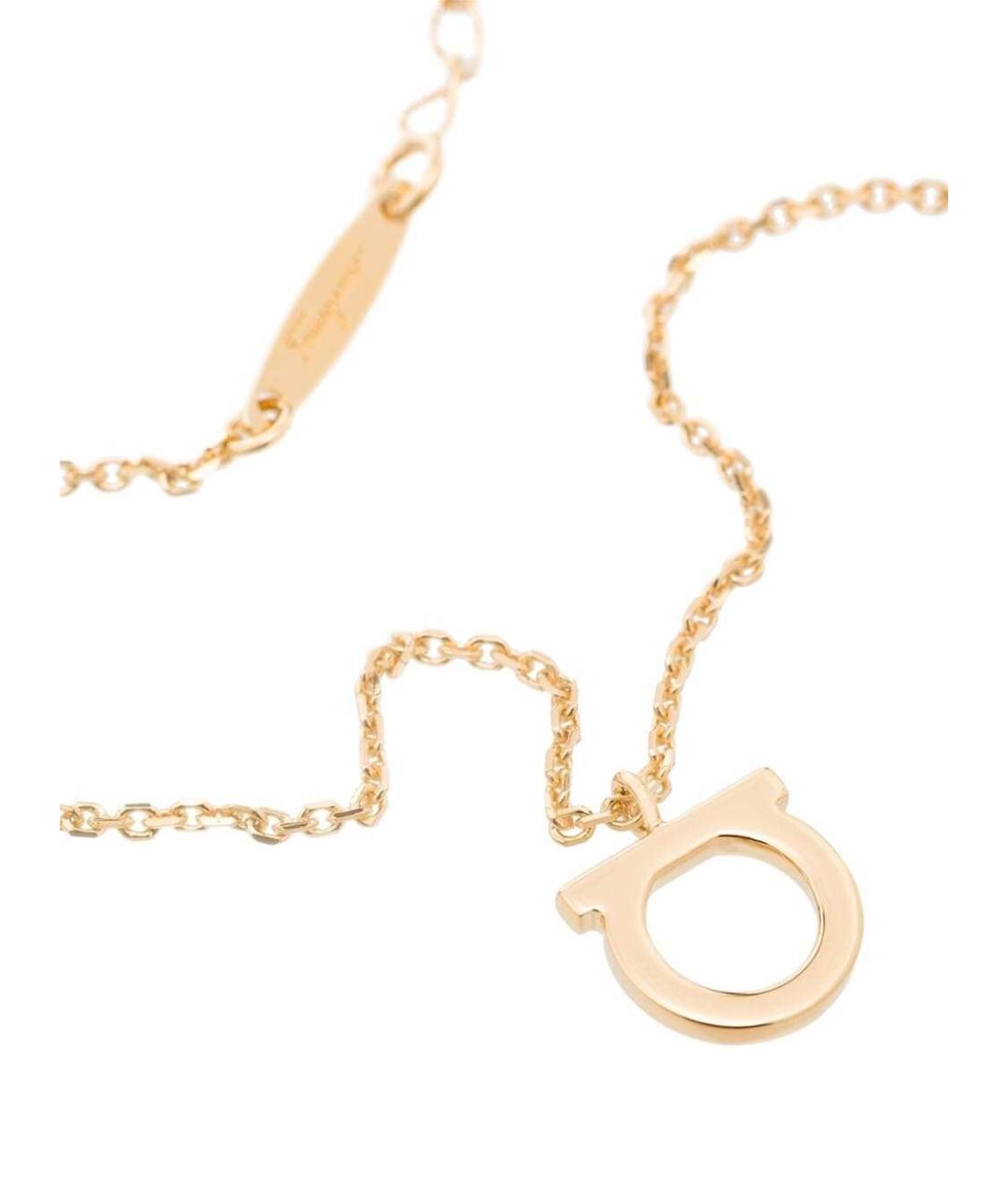 FERRAGAMO Золотая металлическая цепочка, фото 2