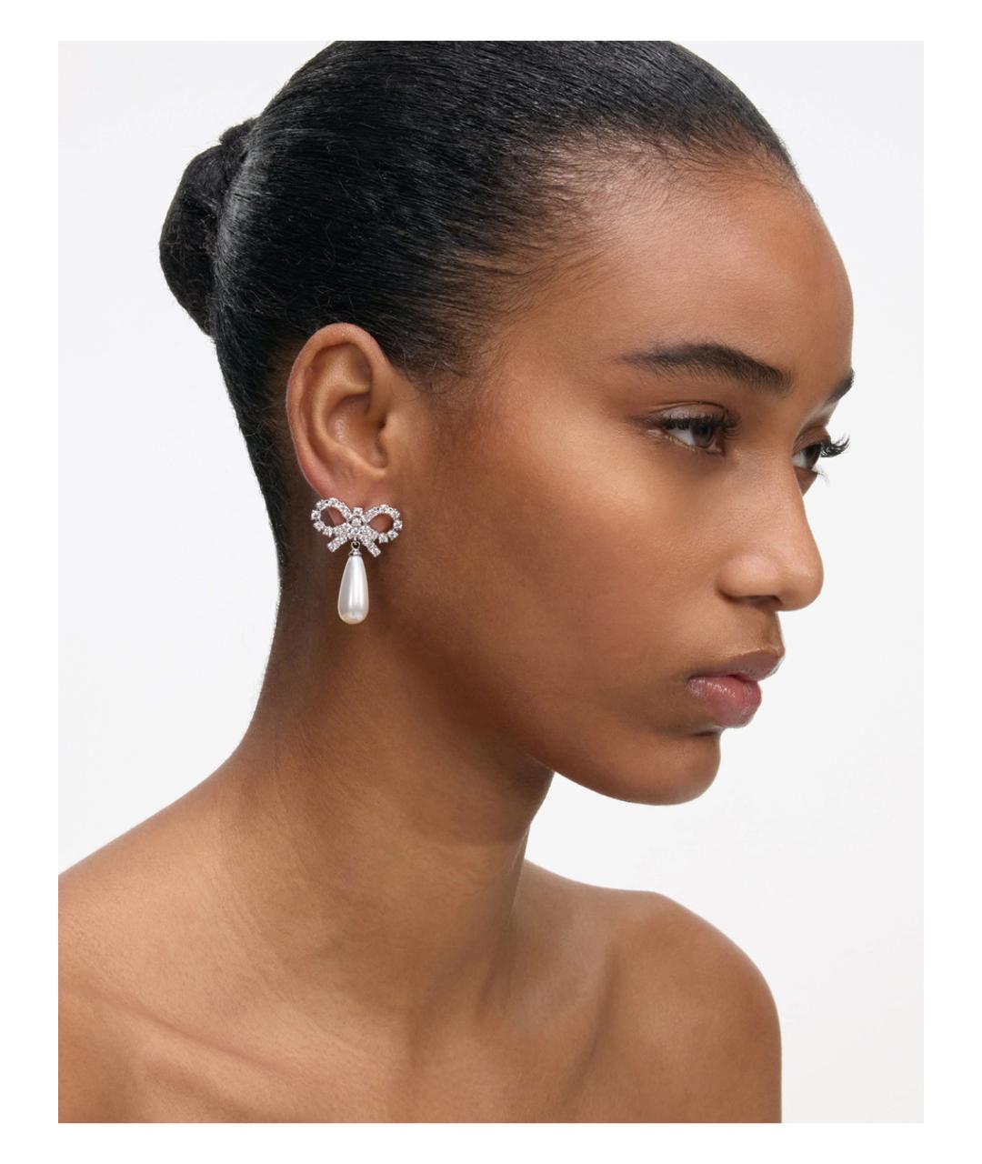 SELF-PORTRAIT Серебряные металлические серьги, фото 3