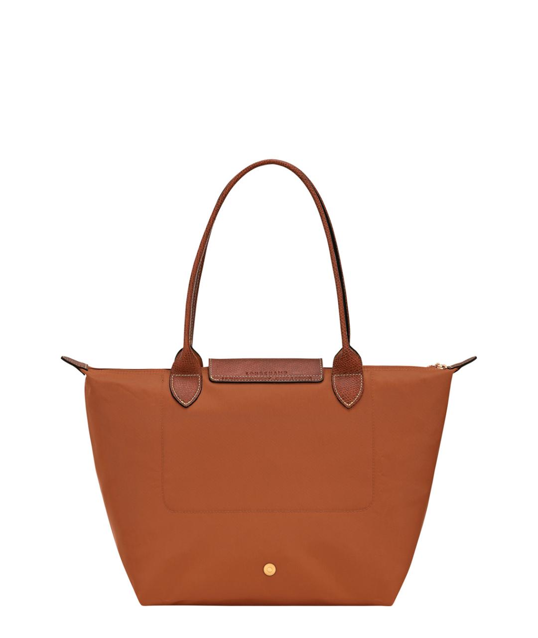 LONGCHAMP Коричневая синтетическая сумка тоут, фото 2