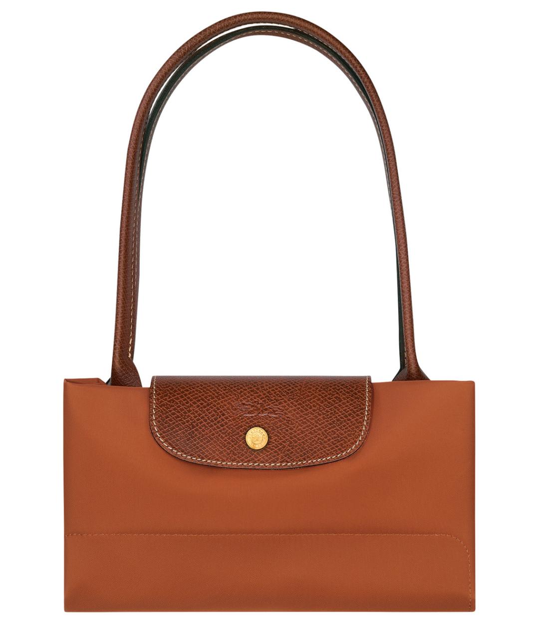 LONGCHAMP Коричневая синтетическая сумка тоут, фото 3