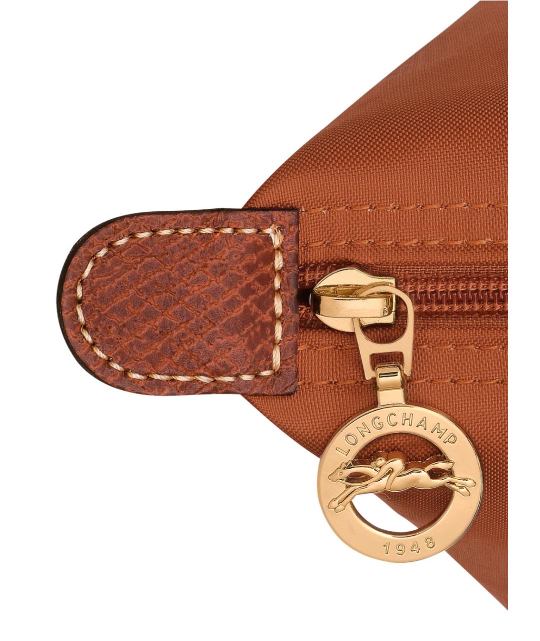 LONGCHAMP Коричневая синтетическая сумка тоут, фото 4