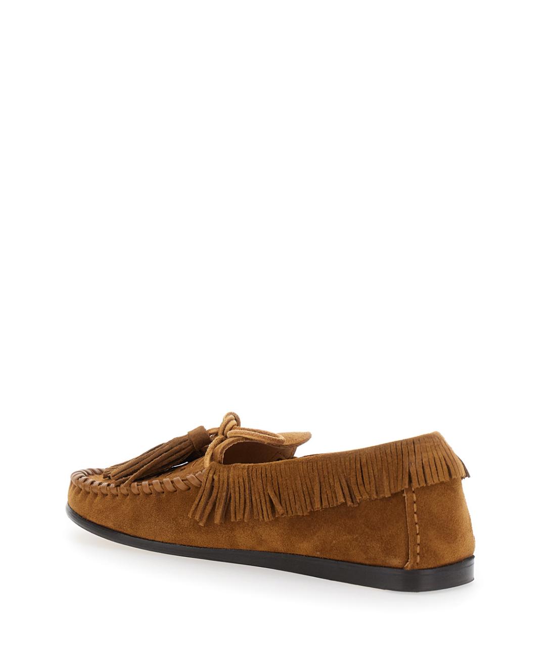 ISABEL MARANT Коричневые замшевые лоферы, фото 3