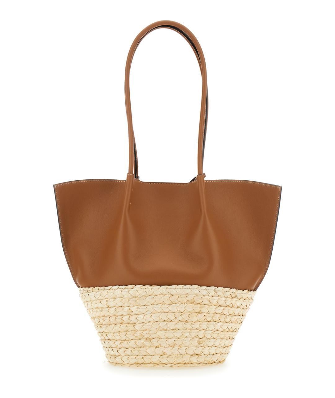 TOD'S Коричневая кожаная сумка тоут, фото 2